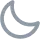 Moon icon to activate dark mode